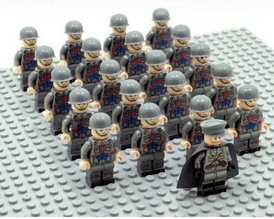 WW2 German Soldiers Normandy War Trooper Lego Soldiers Compatible