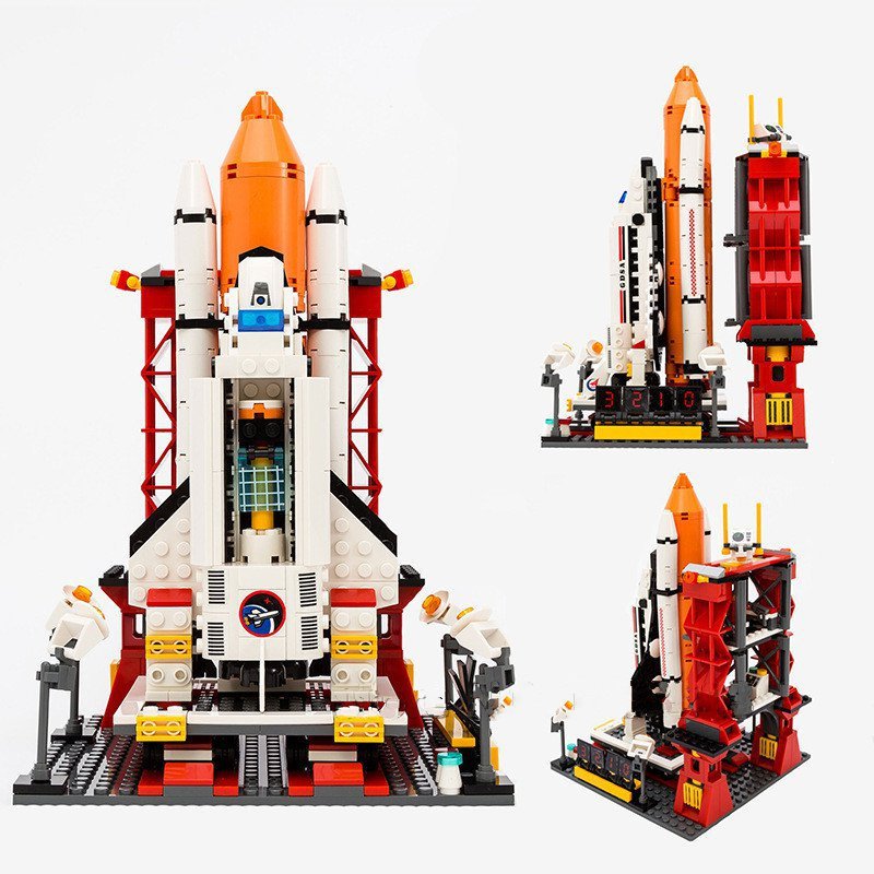 American Space Base Rocket Shuttle Explorer Compatible Lego Space Rocket