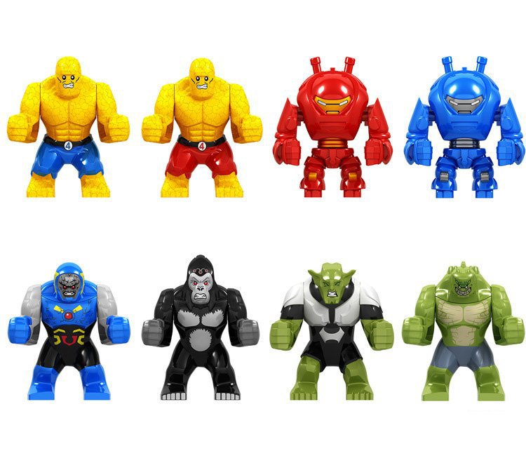 Thing Darkseid HulKbuster Crocdile Gorilla Big Figures Lego Marvel ...