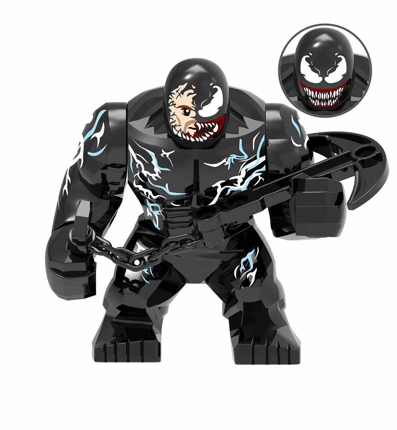 Custom Marvel Venom Big Figure Lego Super Hero Compatible