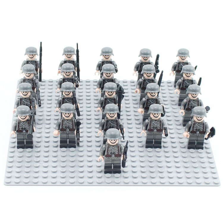 WW2 German Soldiers Trooper Lego German Tank Compatible