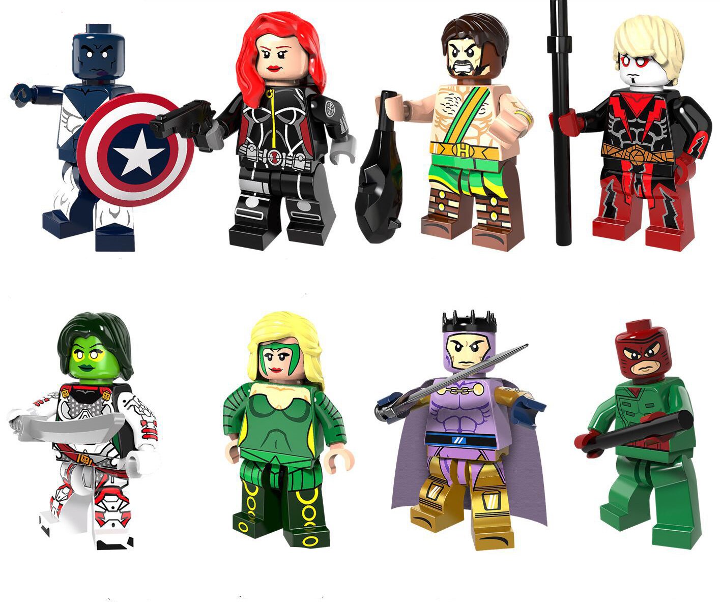 Destroyer Vance Astro Cross Adam Warlock Gamora Enchantress Balder Minifigs Lego Fit