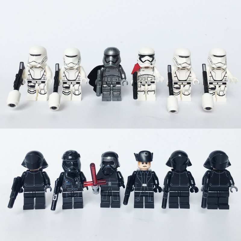Star Wars Imperial Clone Trooper General Kylo Ren Minifigures Lego First Order Compatible