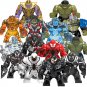 Venom Anti Venom Carnage Lego Hulk Wind Water Fire Earth Element Big Figs Fit