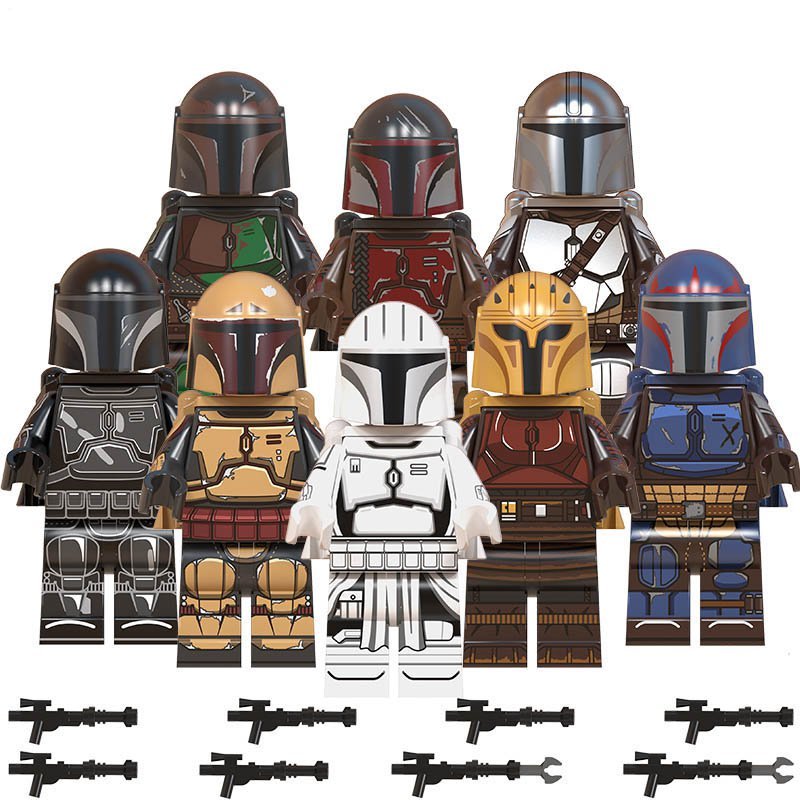 New Mandalorian Minifigures Compatible Lego Minifigures