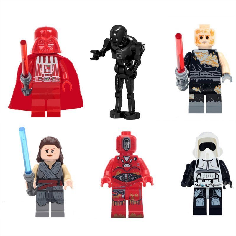 Darth Vader Scout Trooper Kessel K2SO Rey Minifigures Lego Star Wars Fit