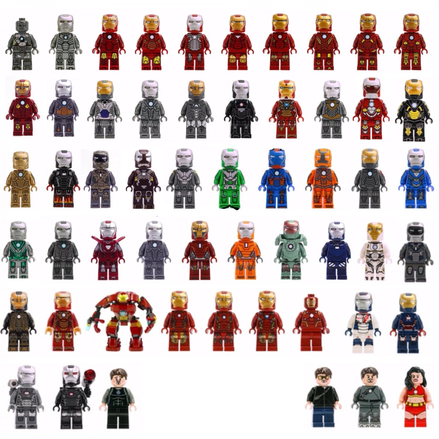 lego marvel iron man robot