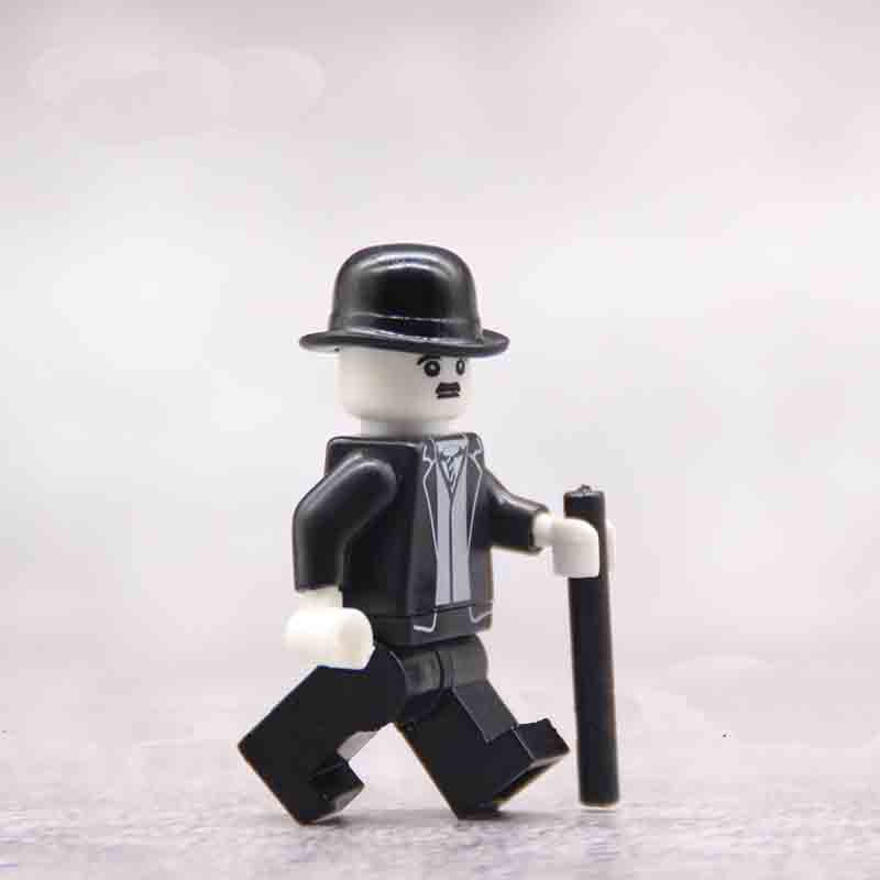 Custom Charlie Chaplin Minifigure