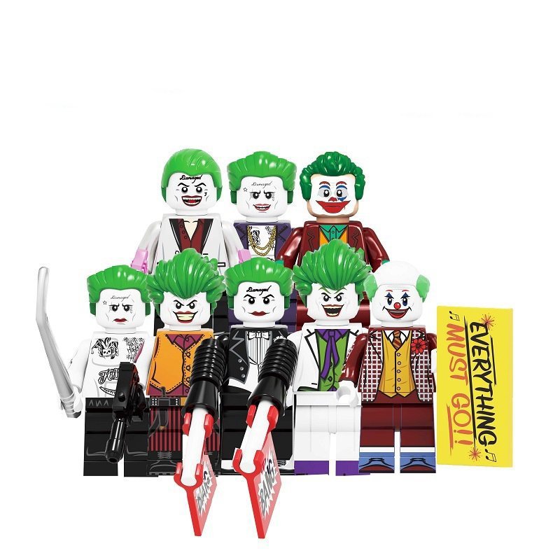 lego joker hair piece