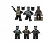 6pcs Black Panther Superhero Minifigures