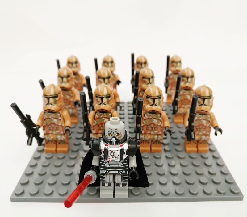 Geonosis Clone Trooper Darth Malgus Minifigures Lego Star Wars Compatible