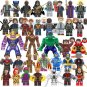 35pcs DC Blue Beetle Hawkeye Hulk Ironman Minifigures Lego Super Hero Sets Compatible
