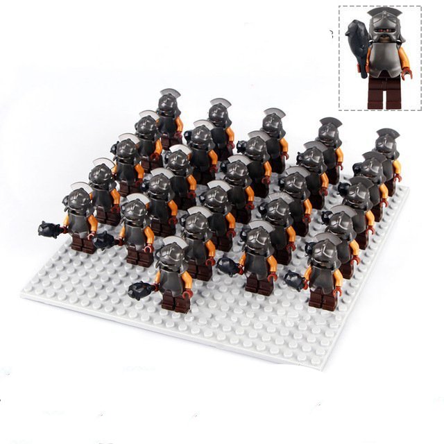 Mordor Orcs Lord of the Rings Trooper Fit Lego Minifigures