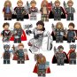 16pcs Thor Minifigures Superhero Building Toys Cool Gift