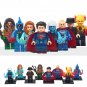 8pcs Superman Aquaman Wonder Woman DC Super Hero Minifigures
