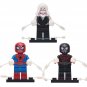 3pcs Gwen Stacy Spiderman Miles Morales Minifigures