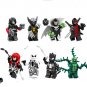Venom Domino Wolverine Doctor Strange Deadpool Spiderwoman Antivenom Riot Lego Minifigures Fit