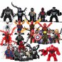 2020 Venom Symbiote vs Carnage Riot Spiderman Minifigures Big Figures Lego Compatible