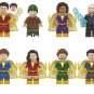 8pcs Shazam Mary Billy Batson Darla Dudley Minifigures Fit Lego DC Comics Shazam