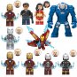 Custom Iron Man Minifigures Tony Stark MK2 MK4 Suits