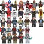 31pcs Superhero Antman Wasp Hawkeye Black Widow Witch Scarlet Ironman Falcon Minifigures