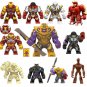 thanos sand element ironman hulk spiderman Lego black panther Groot Big Figures Fit