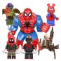 Spiderman Far From Home Black Spiderman Scorpion Pig Spiderman Batboy Minifigures Fit Lego
