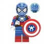 New Captain American Spiderman Minifigures Superhero Toys