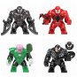 4pcs Venom Riot Carnage Green Lantern Big Figs Superhero