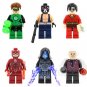 6pcs Daredevil Bane Green Lantern Collector DC Superhero Minifigures Fit Lego