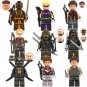 9pcs Avengers Hawkeye Minifigures Fit Lego Hawkeye