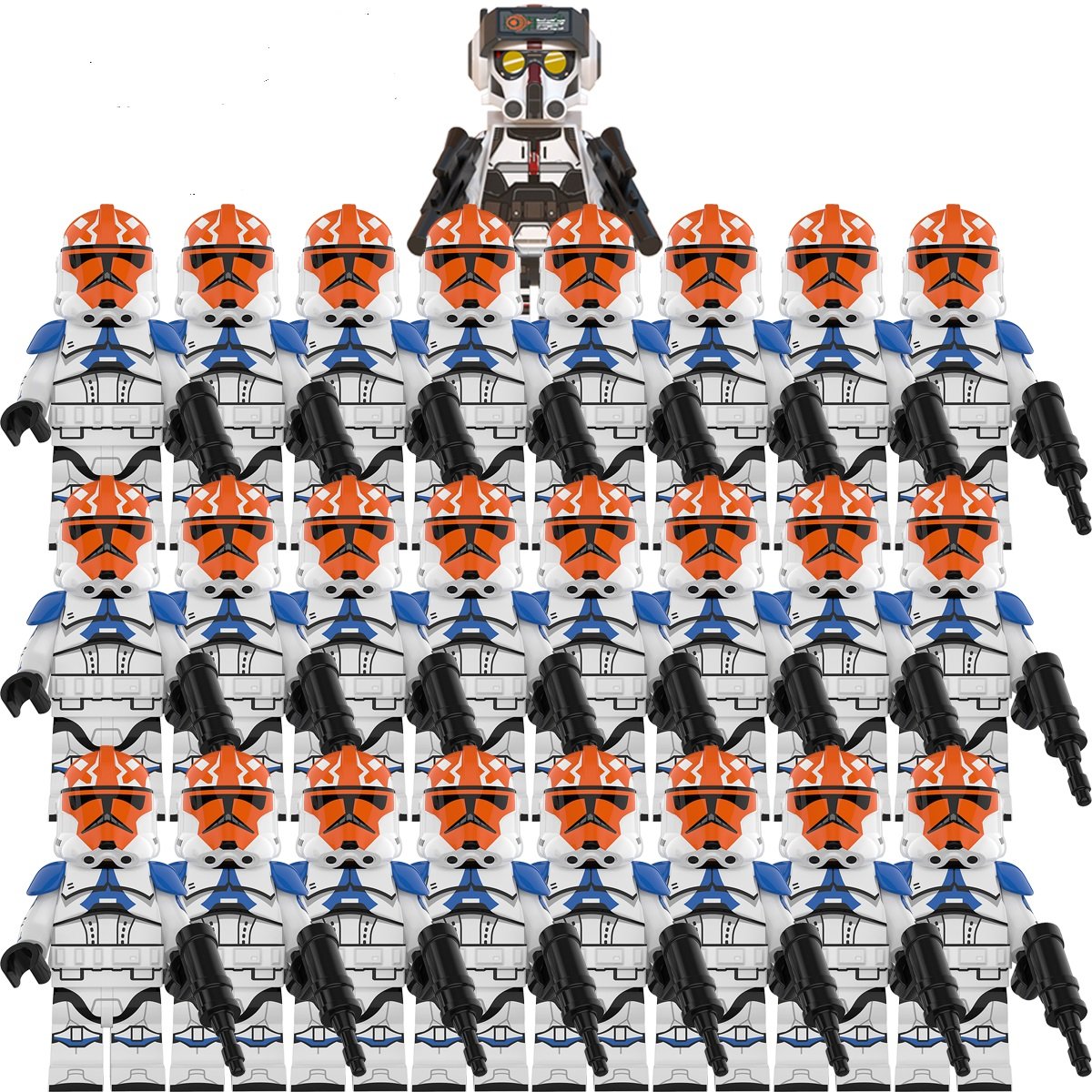 25pcs Star Wars Ahsoka's Clone Trooper Army Compatible Lego