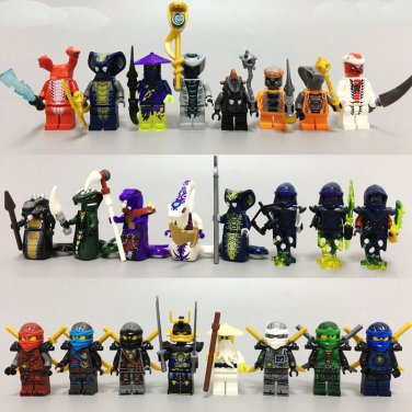 All Ninjago RISE OF THE SNAKES Minifigures Compatible Lego