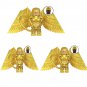 3pcs Gold Wonder Woman Minifigures Fit Lego DC Wonder Woman