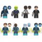 8pcs Minn Erva Skrull Nick Fury Phil Coulson Yon Rogg Karath Bron Char Att Lass Minifigures