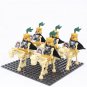 5pcs Medieval Skeleton Soldiers Calvary Compatible Lego