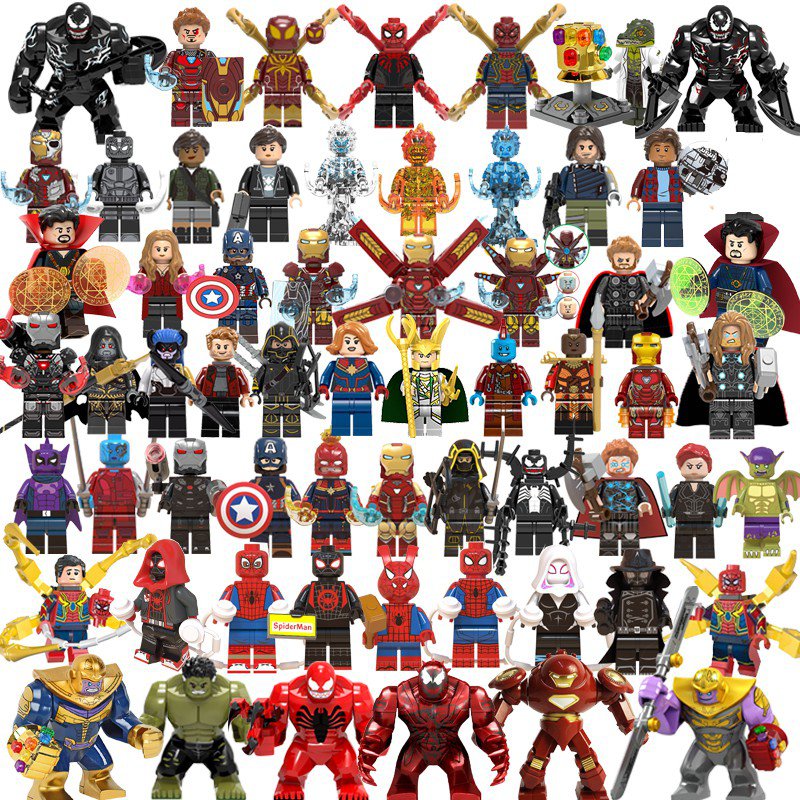 All Marve Universe Avengers Superhero Minifigures
