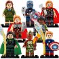 8pcs Captain America Jane Foster Loki Monica Rambeau Thor Minifigures