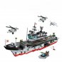Cruiser Ship Aircraft Carrier Big Building Toy Compatible Lego