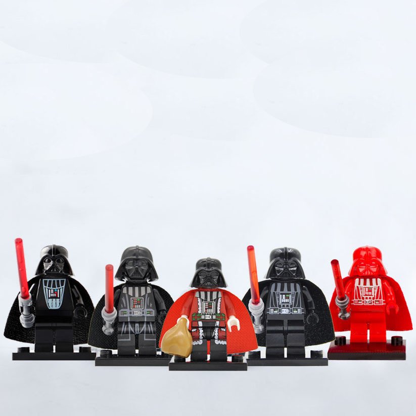 6pcs Star Wars Darth Vader Minifigures Cool Gift Idea