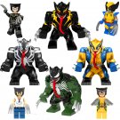 8pcs X Men Wolverine Minifigures Big Figures 8pcs X Men Wolverine Minifigures Big Figures