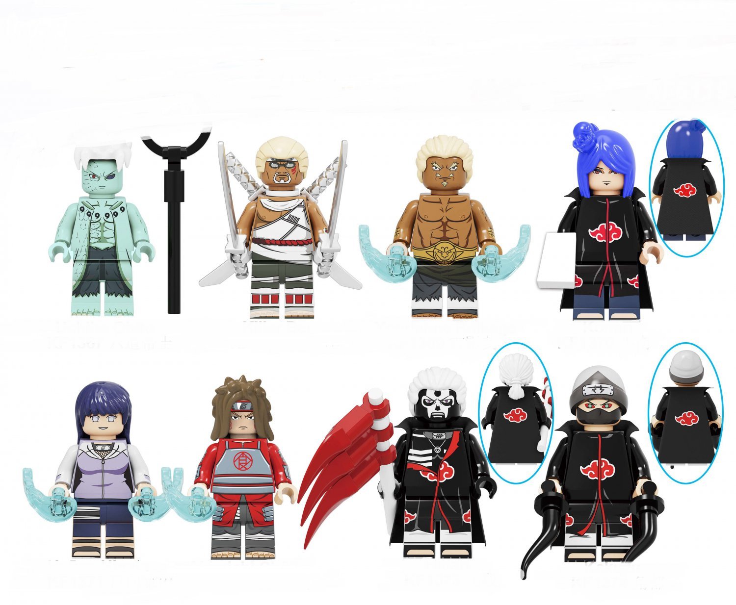 lego naruto weapons