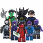 8pcs Deadpool Batman Thanos Nightwing Hulk Punisher Minifigures