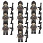 10pcs WW2 Russian Army Soviet Pilot Soldiers Compatible Lego