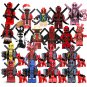 19pcs New Deadpool Minifigures Superhero Toy