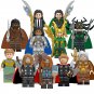 11pcs Thor Odin Loki Heila Minifigures