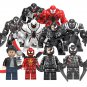 10pcs Venom Riot Carnage Anit Venom Venom Agents Minifigures Figures Lego Compatible