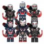 6pcs War Machine Minifigures Compatible Lego War Machine