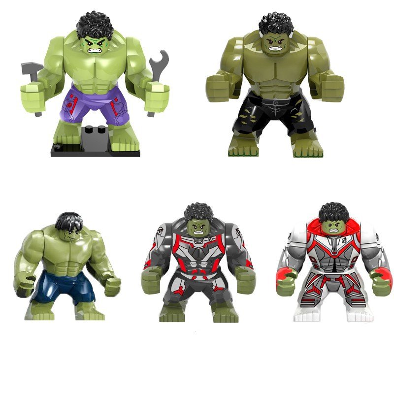 5pcs Indredible Hulk Big Figures