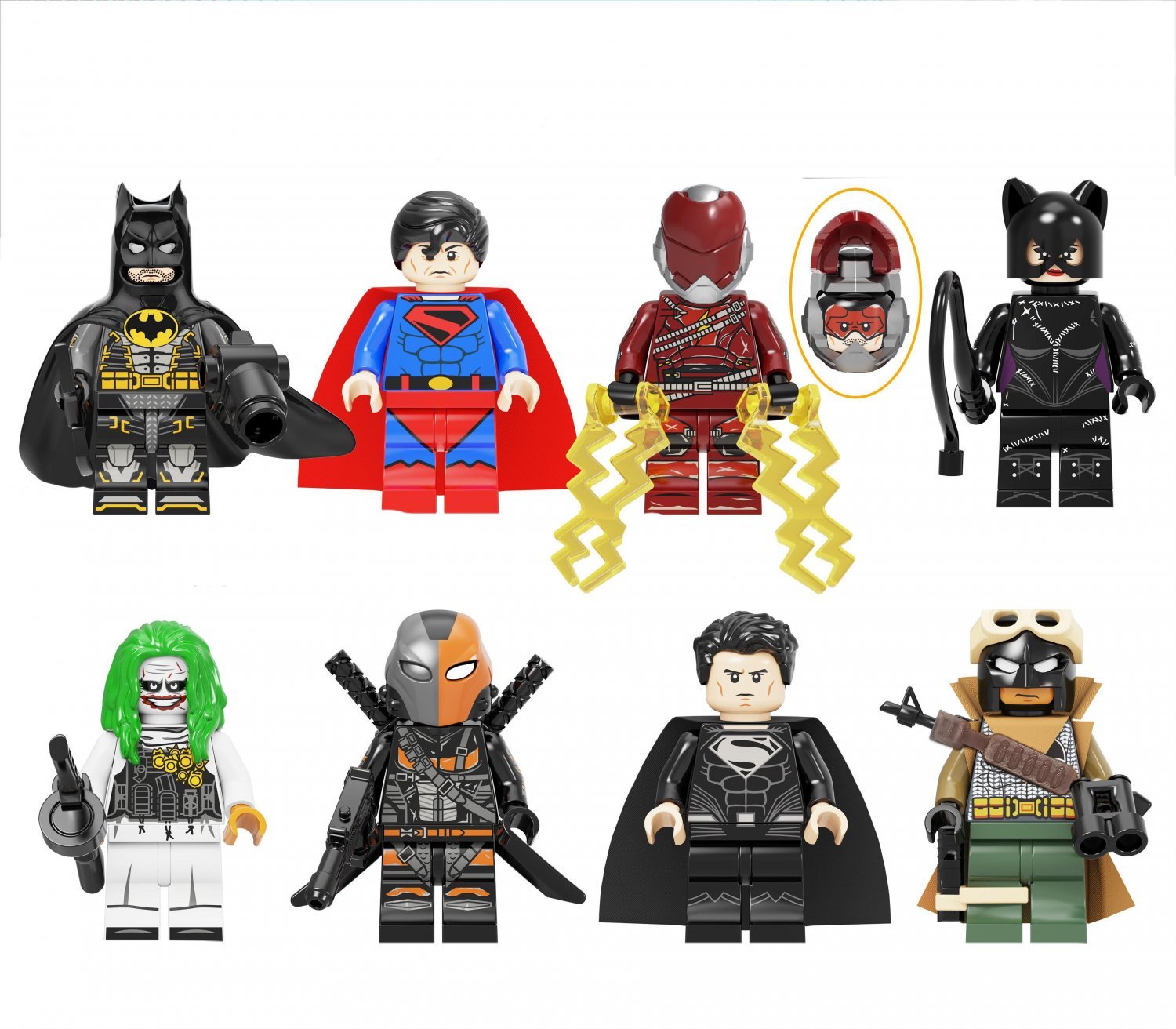 8pcs Justice League Batman Superman Kingdomcome Catwoman Joker Minifigures